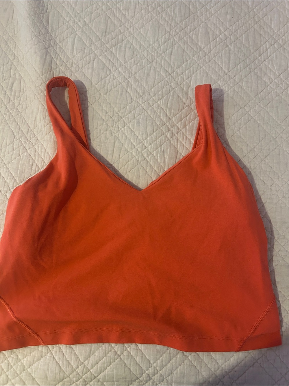 lululemon athletica V-Neck Sports Bralette - Coral